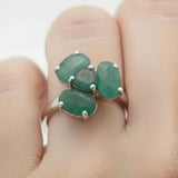 Anillo Esmeralda Piedras Preciosas