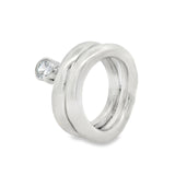 Anillo Con Piedra Solitaria 6