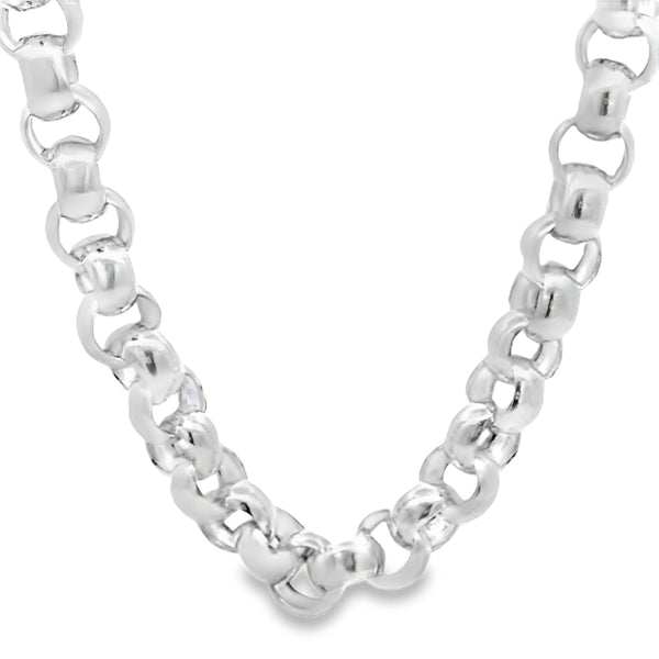 Collar Argolla Redonda de Plata Lisa