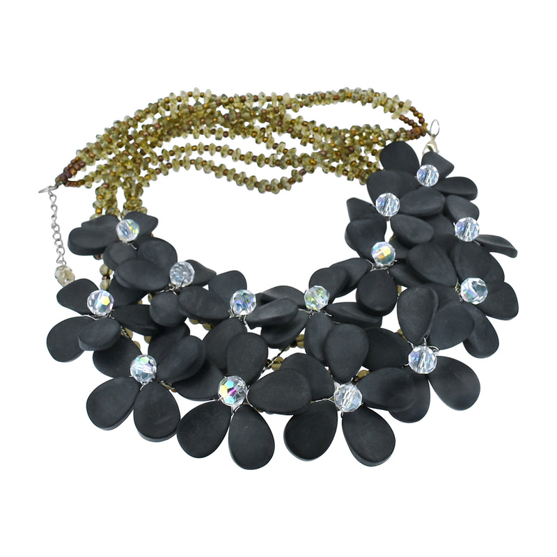 Collar Racimo de Flores