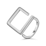 Anillo Meditación De Plata #5.5