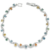 Pulsera Azalea de Zafiro Multicolor