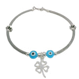 Pulsera Rigida con Ojo y Trebol