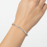 Pulsera De Plata Estilo Figaro