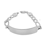 Esclava Gruesa Con Placa 19 cm
