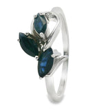 Anillo Zafiro Piedras Preciosas