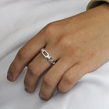 Anillo de Circonia Lazos 6