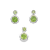Juego Peridot Piedras Preciosas