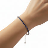 Pulsera Orquídea de Zafiro