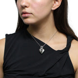 Dije De Corazón De Globo Con Flores