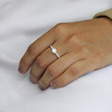 Anillo Solitario de Circonia 7