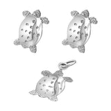 Juego De Plata Tortuga Liso