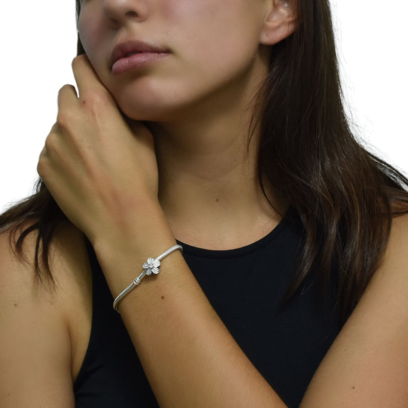Charm Flor Con Circonias