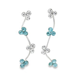 Arete Trepador 4 treboles Negro