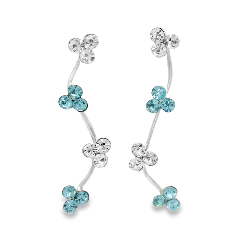 Arete Trepador 4 treboles Negro