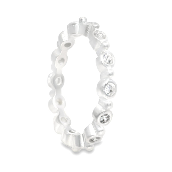 Anillo Churumbela de Circonia con Círculos 5