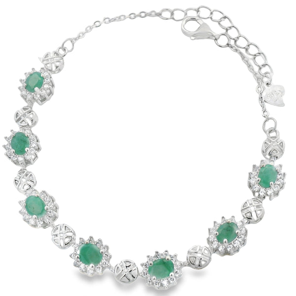 Pulsera Piedras Preciosas Rubi