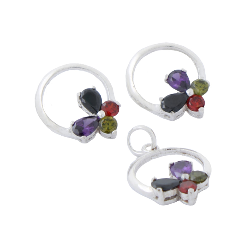 Juego De Círculo Con Mariposa