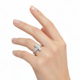 Anillo Cruz de Circonia 4
