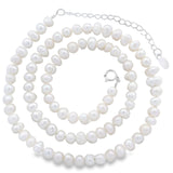 Collar de Plata con Perlas