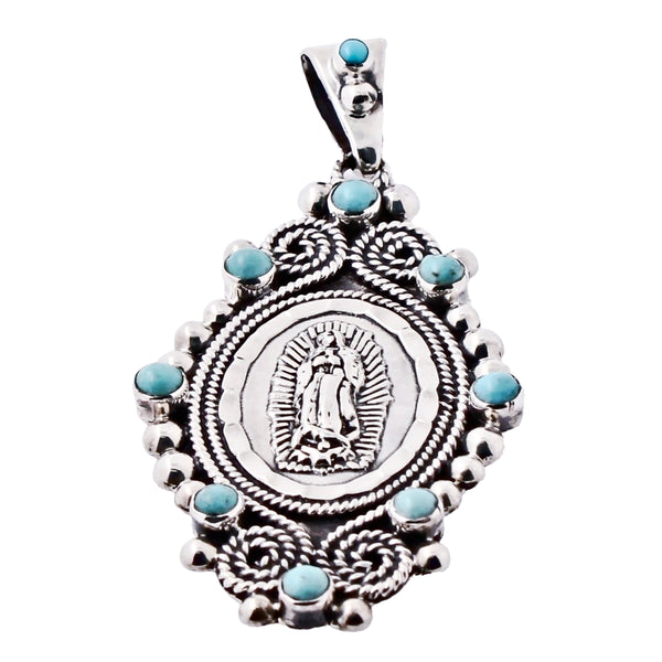 Medalla Oval De La Virgen De Guadalupe