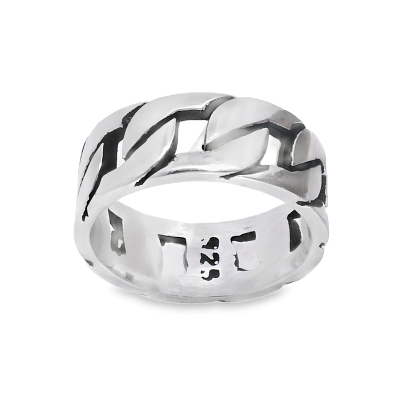 Argolla Cadena de Plata 9