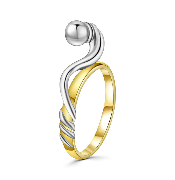 Anillo Solitario De Plata Con Perla #7