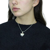 Dije Chico En Forma De Corazón De Plata