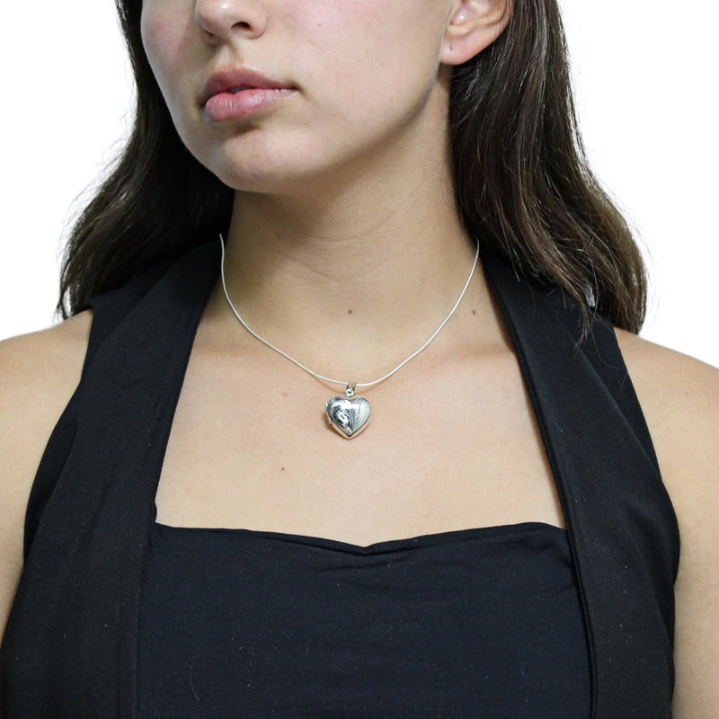 Dije Relicario Corazón De Globo