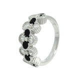 Anillo de Plata con Circonia Trebol
