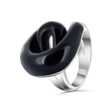 Anillo De Plata #7 / Blanco