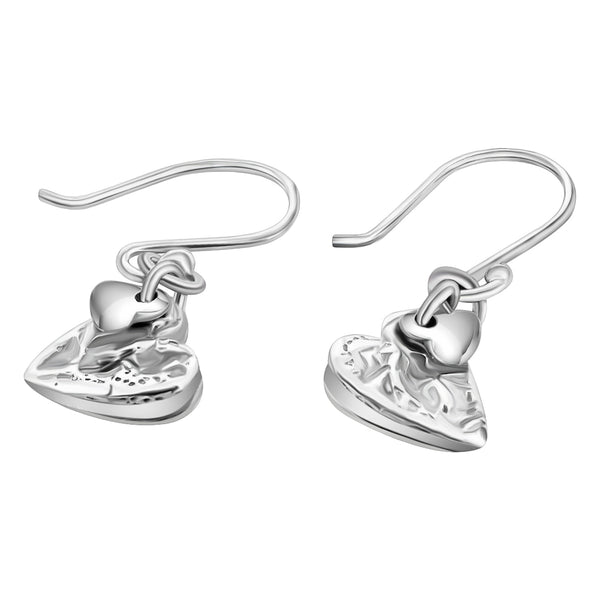 Arete de Plata de Corazón