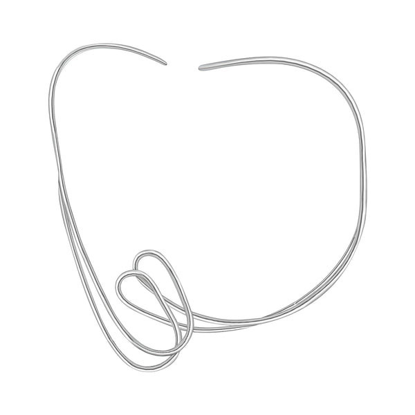 Gargantilla De Plata 45 cm