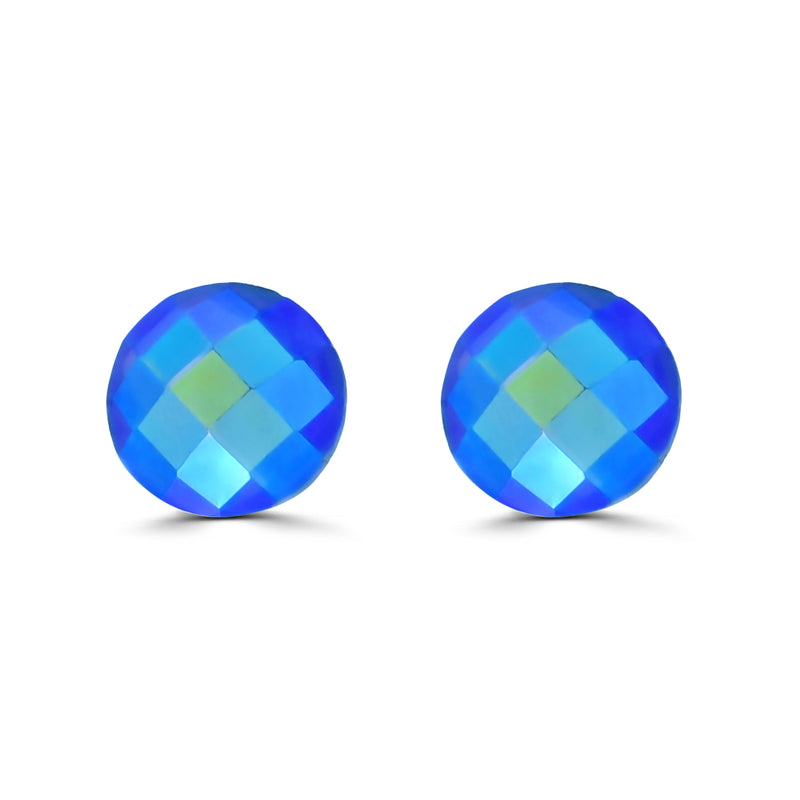 Arete de Cristal de "Disco Ball" Tornasol