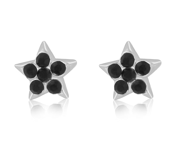 Arte de Estrella de Cristales Negro