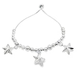 Pulsera Bolitas de Plata y Estrella