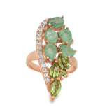 Anillo Azucena de Esmeralda Esmeralda / 6