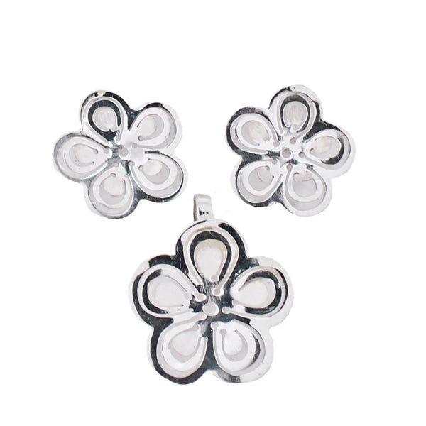 Juego De Flor De Plata