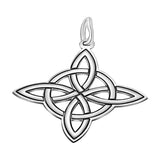 Dije Nudo De Bruja De Plata