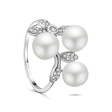 Anillo de Perla con Circonia 6