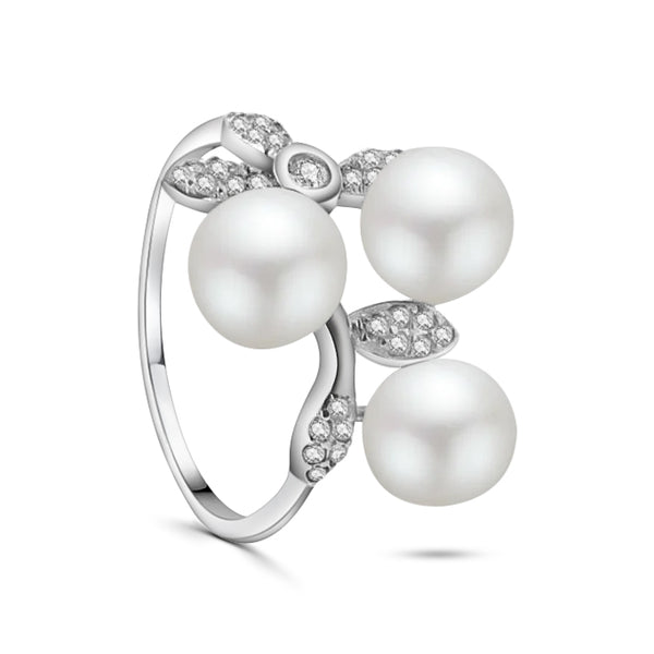 Anillo de Perla con Circonia 6