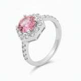 Anillo De Flor Con Circonias