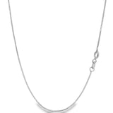 Cadena De Plata Eslabón Cola De Rata 45 CM