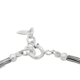 Pulsera Rigida de Bolitas de Plata