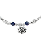Pulsera Semirrígida Con Dije De Flor 5cm