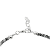 Pulsera Semirrígida Con Ojo Turco Y Trébol 5cm