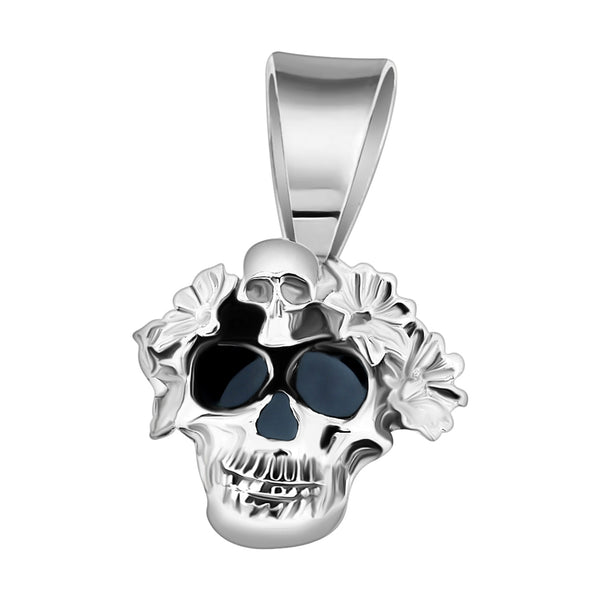 Dije Catrina Oxidado De Plata
