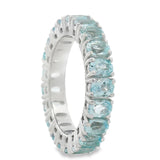 Anillo Aciano de Topacio Azul 6