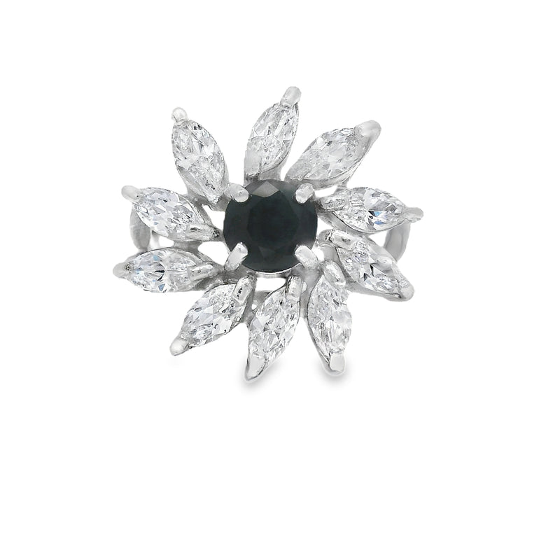 Anillo Silvia #6 / Zafiro