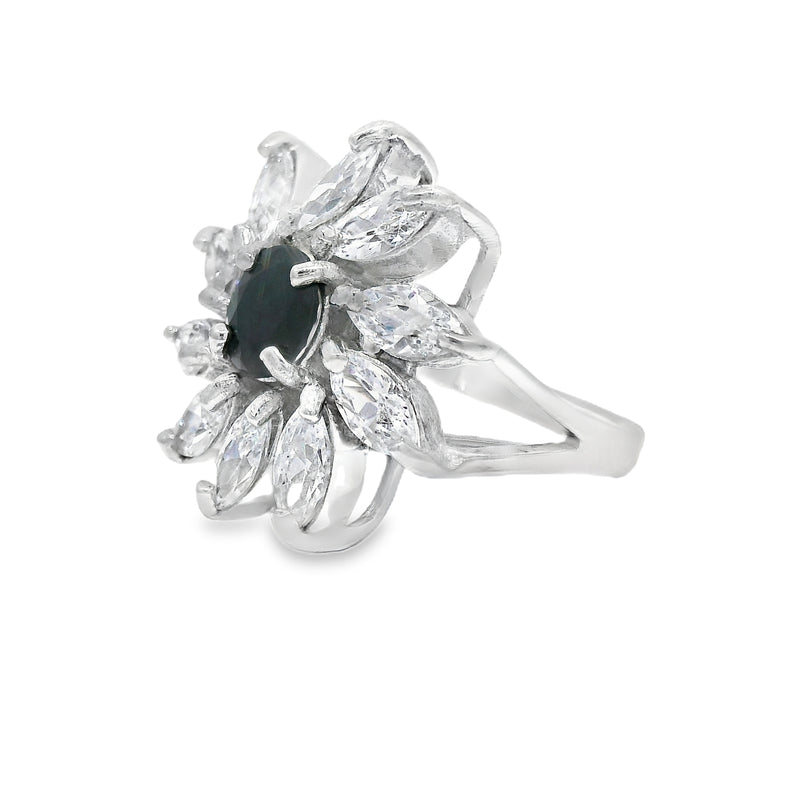 Anillo Silvia #6 / Zafiro